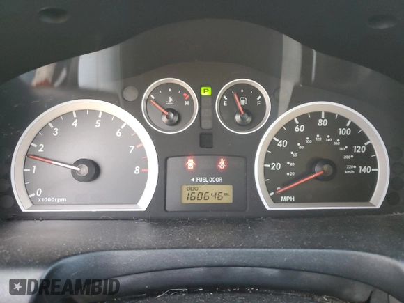 2005 Hyundai Santa Fe GLS with VIN KM8SC73D45U987706, listed as a Copart auction lot 77706174 with 160,646 mi miles and Salvage Title. Bid and sale history available at carsss.com. Image 9.
