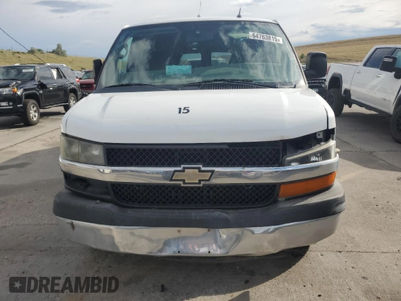2013 Chevrolet Express Passenger LT with VIN 1GAZG1FG7D1121873, listed as a Copart auction lot 64763815 with Not provided miles and Clean title. Bid and sale history available at DreamBid. Image 5.