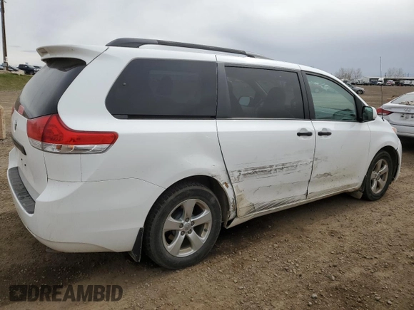 2013 Toyota Sienna L with VIN 5TDZK3DCXDS313664, listed as a Copart auction lot 55080535 with 245,026 mi miles and Salvage Title. Bid and sale history available at carsss.com. Image 3.