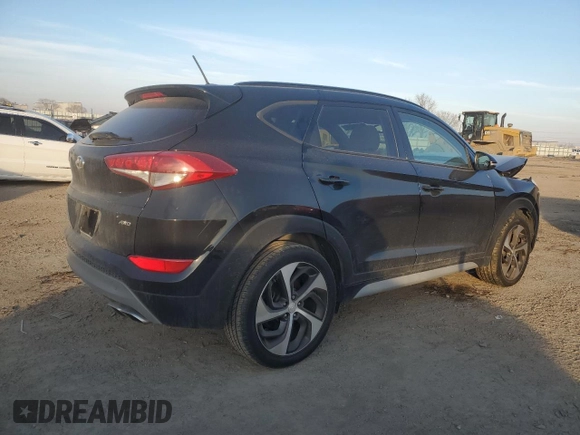2017 Hyundai Tucson Sport with VIN KM8J3CA25HU572940, listed as a Copart auction lot 87414304 with 56,854 mi miles and Salvage Title. Bid and sale history available at DreamBid. Image 3.