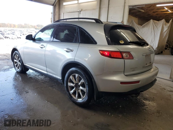 2007 Infiniti FX35 with VIN JNRAS08W17X210146, listed as a Copart auction lot 79544894 with 229,828 mi miles and Salvage Title. Bid and sale history available at carsss.com. Image 2.
