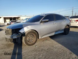 2018 Honda Civic Sedan LX with VIN 2HGFC2F53JH533135, listed as a Copart auction lot 46267795 with 82,801 mi miles and Salvage Title. Bid and sale history available at carsss.com. Image 1.