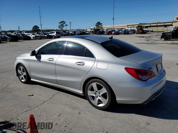 2017 Mercedes-Benz CLA with VIN WDDSJ4EB2HN468551, listed as a Copart auction lot 72599992 with 72,418 mi miles. Bid and sale history available at carsss.com. Image 2.
