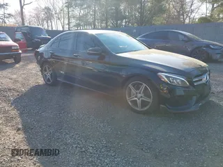 2016 Mercedes-Benz C C 300 Luxury with VIN 55SWF4KB8GU111632, listed as a IAAI auction lot 42091413 with 129,678 mi miles. Bid and sale history available at carsss.com. Image 1.