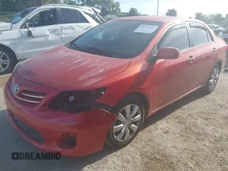 2013 Toyota Corolla L with VIN 2T1BU4EE6DC041849, listed as a IAAI auction lot 42077563 with 145,006 mi miles. Bid and sale history available at carsss.com. Image 2.
