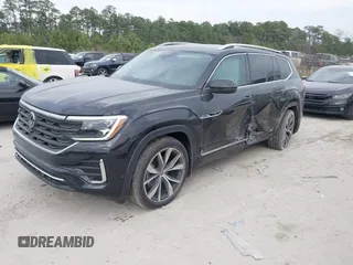 2024 Volkswagen Atlas SEL Premium R-Line with VIN 1V2FR2CA2RC574836, listed as a IAAI auction lot 41663458 with 15,527 mi miles and . Bid and sale history available at DreamBid. Image 2.