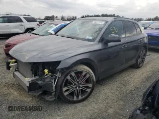 2020 Audi SQ5 Premium Plus with VIN WA1B4AFY5L2021994, listed as a Copart auction lot 49372775 with 30,044 mi miles and Salvage Title. Bid and sale history available at carsss.com. Image 1.