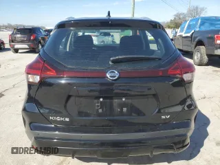 2021 Nissan Kicks SV with VIN 3N1CP5CV1ML527196, listed as a Copart auction lot 49551215 with 76,430 mi miles and Salvage Title. Bid and sale history available at carsss.com. Image 6.