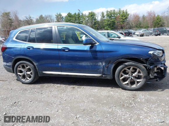 2022 BMW X3 xDrive30i with VIN 5UX53DP04N9M16967, listed as a IAAI auction lot 42022516 with 44,827 mi miles and . Bid and sale history available at DreamBid. Image 13.