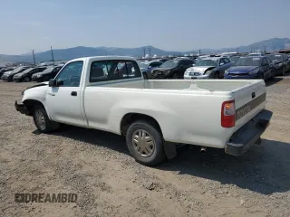 1993 Toyota T100 DX z VIN JT4VD10A5P0010588, wystawiony jako Copart lot #63862014 z przebiegiem 295 012 mil mil oraz Czysty tytuł • Clean title. Historia ofert i sprzedaży dostępna na DreamBid. Obrazek 2.