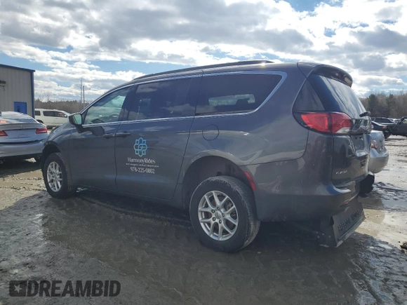 2021 Chrysler Voyager LXi z VIN 2C4RC1DGXMR525803, wystawiony jako Copart lot #46672535 z przebiegiem 62 792 mil mil oraz Szkoda całkowita • Salvage title. Historia ofert i sprzedaży dostępna na DreamBid. Obrazek 2.