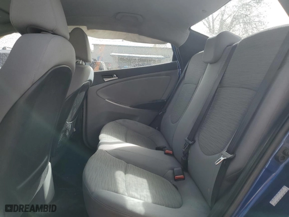 2015 Hyundai Accent GLS with VIN KMHCT4AE6FU922811, listed as a Copart auction lot 48129575 with 116,656 mi miles and Salvage Title. Bid and sale history available at carsss.com. Image 10.