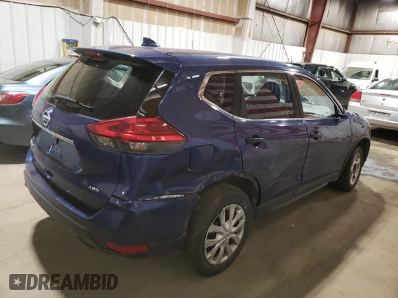 2017 Nissan Rogue S with VIN KNMAT2MV8HP587466, listed as a Copart auction lot 60726955 with 160,529 mi miles and Clean title. Bid and sale history available at DreamBid. Image 3.