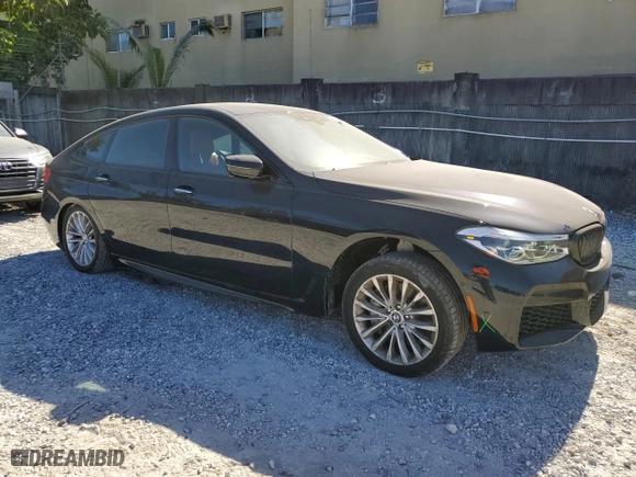 2018 BMW 6 Series 640i xDrive with VIN WBAJV6C57JBK07908, listed as a Copart auction lot 82685134 with 43,901 mi miles and Salvage Title. Bid and sale history available at carsss.com. Image 4.