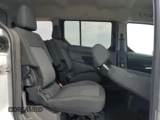 2021 Ford Transit Connect XLT with VIN NM0GE9F28M1500501, listed as a Copart auction lot 50764445 with 24,638 mi miles and Salvage title. Bid and sale history available at DreamBid. Image 12.