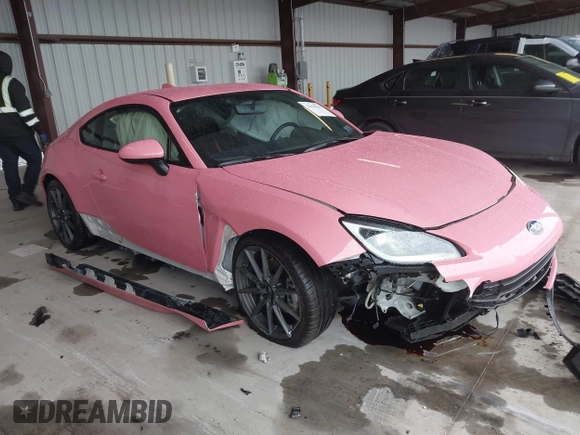 2024 Subaru BRZ Limited with VIN JF1ZDBE10R8701179, listed as a IAAI auction lot 42028276 with 7,378 mi miles. Bid and sale history available at carsss.com. Image 1.