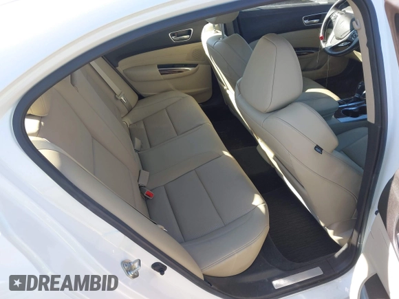 2018 Acura TLX w/Technology Pkg with VIN 19UUB1F59JA001116, listed as a IAAI auction lot 41747984 with 105,091 mi miles. Bid and sale history available at carsss.com. Image 8.