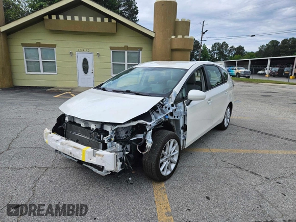 2012 Toyota Prius Two with VIN JTDZN3EU2C3040086, listed as a Copart auction lot 54426935 with 47,535 mi miles and Salvage Title. Bid and sale history available at DreamBid. Image 2.