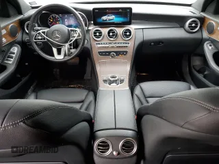 2021 Mercedes-Benz C 300 with VIN W1KWF8DB9MR650682, listed as a Copart auction lot 48050195 with 24,956 mi miles and Salvage title. Bid and sale history available at DreamBid. Image 8.