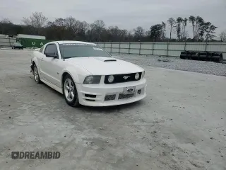 2007 Ford Mustang GT Deluxe with VIN 1ZVHT82H575269780, listed as a Copart auction lot 86815414 with 166,754 mi miles and Salvage Title. Bid and sale history available at carsss.com. Image 10.