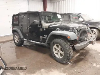 2008 Jeep Wrangler Unlimited X with VIN 1J4GA39178L619031, listed as a IAAI auction lot 41391831 with 177,600 mi miles. Bid and sale history available at carsss.com. Image 1.