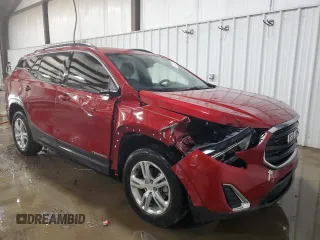 2019 GMC Terrain SLE with VIN 3GKALTEV1KL330368, listed as a Copart auction lot 60235435 with 20,698 mi miles and Salvage title. Bid and sale history available at DreamBid. Image 4.