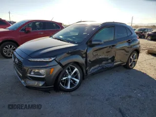 2019 Hyundai Kona Ultimate with VIN KM8K5CA50KU381488, listed as a Copart auction lot 42022965 with 48,155 mi miles and Salvage Title. Bid and sale history available at carsss.com. Image 1.