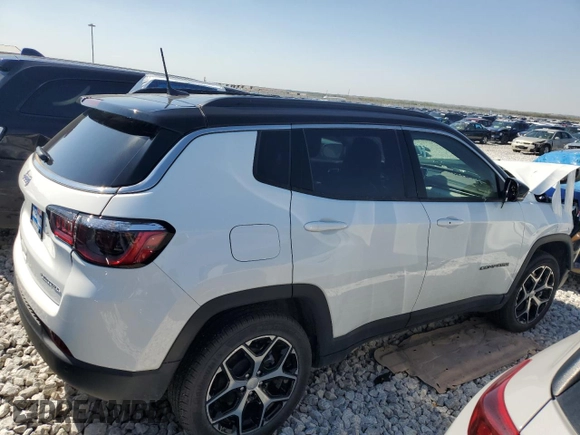 2024 Jeep Compass Limited with VIN 3C4NJDCN7RT101442, listed as a Copart auction lot 46834835 with 7,106 mi miles and Salvage Title. Bid and sale history available at carsss.com. Image 3.