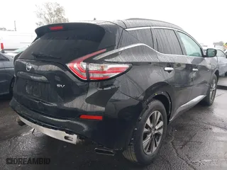 2016 Nissan Murano SV with VIN 5N1AZ2MG6GN116311, listed as a IAAI auction lot 41534948 with 117,235 mi miles. Bid and sale history available at carsss.com. Image 4.