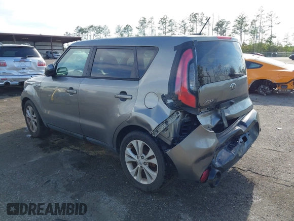 2016 Kia Soul + with VIN KNDJP3A52G7260073, listed as a IAAI auction lot 41893771 with 131,763 mi miles. Bid and sale history available at carsss.com. Image 3.