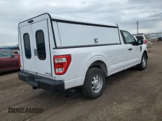 2021 Ford F-150 XL with VIN 1FTMF1CB2MKD46130, listed as a Copart auction lot 56657925 with 160,547 mi miles and Clean title. Bid and sale history available at DreamBid. Image 3.