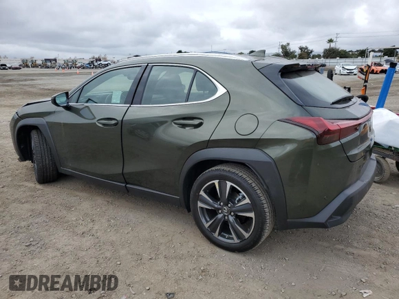 2024 Lexus UX with VIN JTHX6JBH3R2192570, listed as a Copart auction lot 86217824 with 3,155 mi miles and Salvage Title. Bid and sale history available at carsss.com. Image 2.