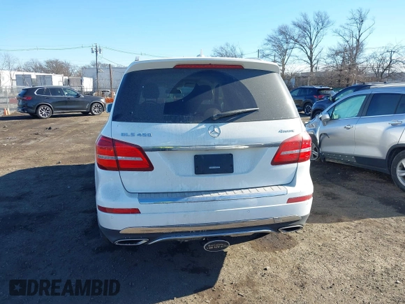 2019 Mercedes-Benz GLS 450 with VIN 4JGDF6EE1KB237803, listed as a IAAI auction lot 41441560 with 27,869 mi miles and . Bid and sale history available at DreamBid. Image 16.