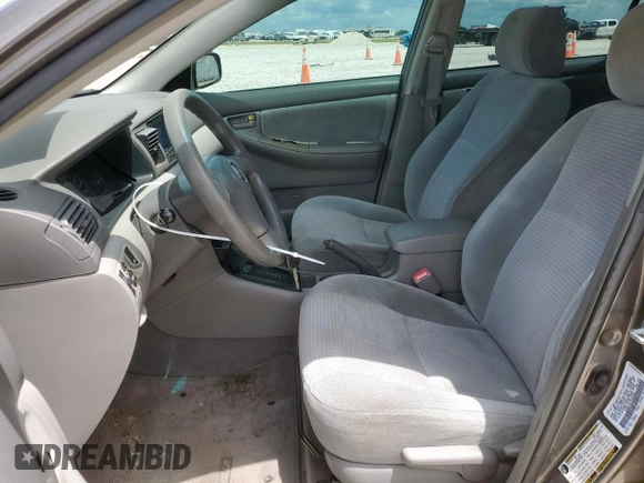 2007 Toyota Corolla CE with VIN 1NXBR32E77Z922594, listed as a Copart auction lot 62608905 with 263,212 mi miles and Salvage title. Bid and sale history available at DreamBid. Image 7.