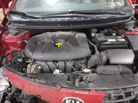 2016 Kia Forte LX with VIN KNAFX4A62G5574769, listed as a IAAI auction lot 41789886 with 127,254 mi miles. Bid and sale history available at carsss.com. Image 10.