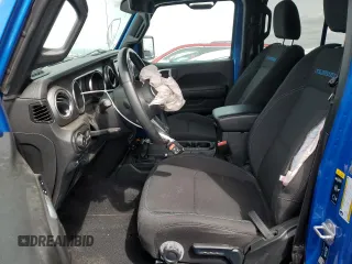 2023 Jeep Wrangler Rubicon with VIN 1C4JJXR6XPW541520, listed as a Copart auction lot 48265415 with 37,987 mi miles and Salvage title. Bid and sale history available at DreamBid. Image 7.