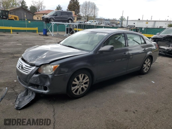 2008 Toyota Avalon XL z VIN 4T1BK36B88U293692, wystawiony jako Copart lot #55446035 z przebiegiem 182 008 mil mil oraz Szkoda całkowita • Salvage title. Historia ofert i sprzedaży dostępna na DreamBid. Obrazek 1.