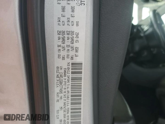 2017 Dodge Durango GT z VIN 1C4RDJDG8HC774905, wystawiony jako Copart lot #63613195 z przebiegiem Nie podano mil oraz Czysty tytuł • Clean title. Historia ofert i sprzedaży dostępna na DreamBid. Obrazek 13.