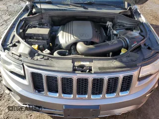 2015 Jeep Grand Cherokee Overland with VIN 1C4RJFCT8FC619014, listed as a Copart auction lot 44304375 with 123,767 mi miles and Salvage Title. Bid and sale history available at carsss.com. Image 13.