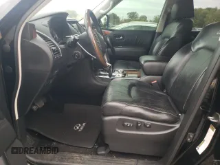 2012 Infiniti QX56 8-passenger with VIN JN8AZ2NC1C9315502, listed as a Copart auction lot 71638734 with 146,518 mi miles and Salvage Title. Bid and sale history available at carsss.com. Image 7.