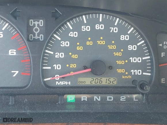 2000 Toyota 4Runner Limited with VIN JT3HN87R7Y9041812, listed as a IAAI auction lot 41322206 with 206,152 mi miles. Bid and sale history available at carsss.com. Image 15.