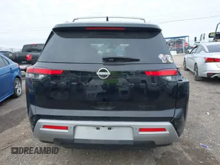 2023 Nissan Pathfinder Platinum with VIN 5N1DR3DG6PC257054, listed as a IAAI auction lot 41565552 with 9,952 mi miles and . Bid and sale history available at DreamBid. Image 17.
