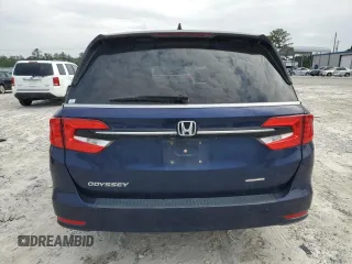 2021 Honda Odyssey EX with VIN 5FNRL6H59MB005691, listed as a Copart auction lot 55347265 with 45,060 mi miles and Clean Title. Bid and sale history available at DreamBid. Image 6.