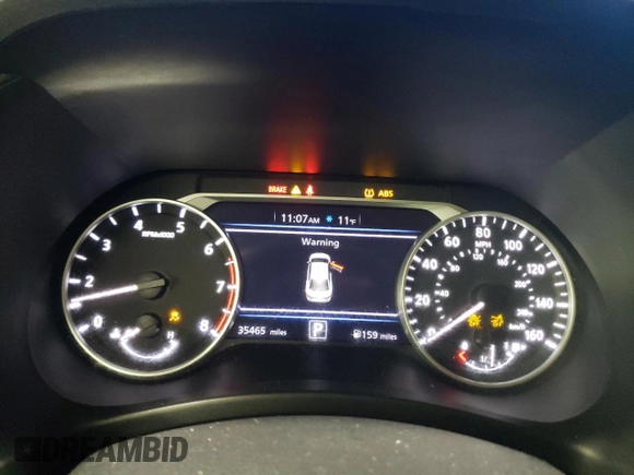 2021 Nissan Sentra SR with VIN 3N1AB8DV0MY236746, listed as a Copart auction lot 45232465 with 35,465 mi miles and Salvage Title. Bid and sale history available at carsss.com. Image 9.