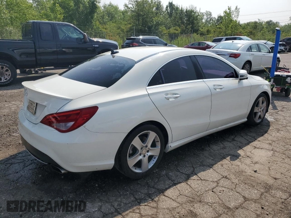 2015 Mercedes-Benz CLA 250 with VIN WDDSJ4EB5FN162344, listed as a Copart auction lot 62683613 with 78,675 mi miles and . Bid and sale history available at DreamBid. Image 3.