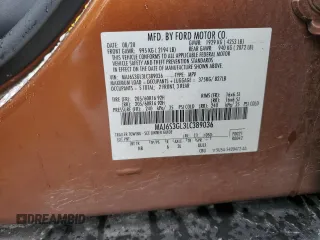 2020 Ford EcoSport SE z VIN MAJ6S3GL3LC389036, wystawiony jako Copart lot #52406165 z przebiegiem Nie podano mil oraz Szkody całkowita. Historia ofert i sprzedaży dostępna na DreamBid. Obrazek 15.