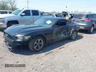 2017 Ford Mustang V6 with VIN 1FA6P8AM8H5342693, listed as a IAAI auction lot 41985156 with 110,733 mi miles and . Bid and sale history available at carsss.com. Image 2.