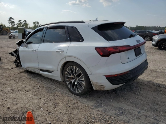 2024 Audi Q8 e-tron Premium Plus with VIN WA15AAGE8RB017425, listed as a Copart auction lot 66139974 with NaN miles and Salvage Title. Bid and sale history available at carsss.com. Image 2.