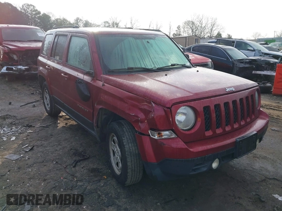 2015 Jeep Patriot Altitude Edition with VIN 1C4NJPBA8FD284559, listed as a IAAI auction lot 41495746 with 165,245 mi miles. Bid and sale history available at carsss.com. Image 1.