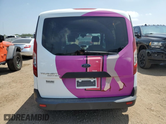 2017 Ford Transit Connect XLT with VIN NM0LE7F78H1318592, listed as a Copart auction lot 66201585 with 137,353 mi miles and Clean title. Bid and sale history available at DreamBid. Image 6.